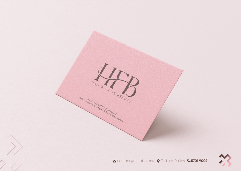 Business card presentation